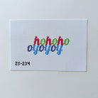 Ho Ho Ho Oy Oy Oy Mirror Needlepoint Canvas - KC Needlepoint