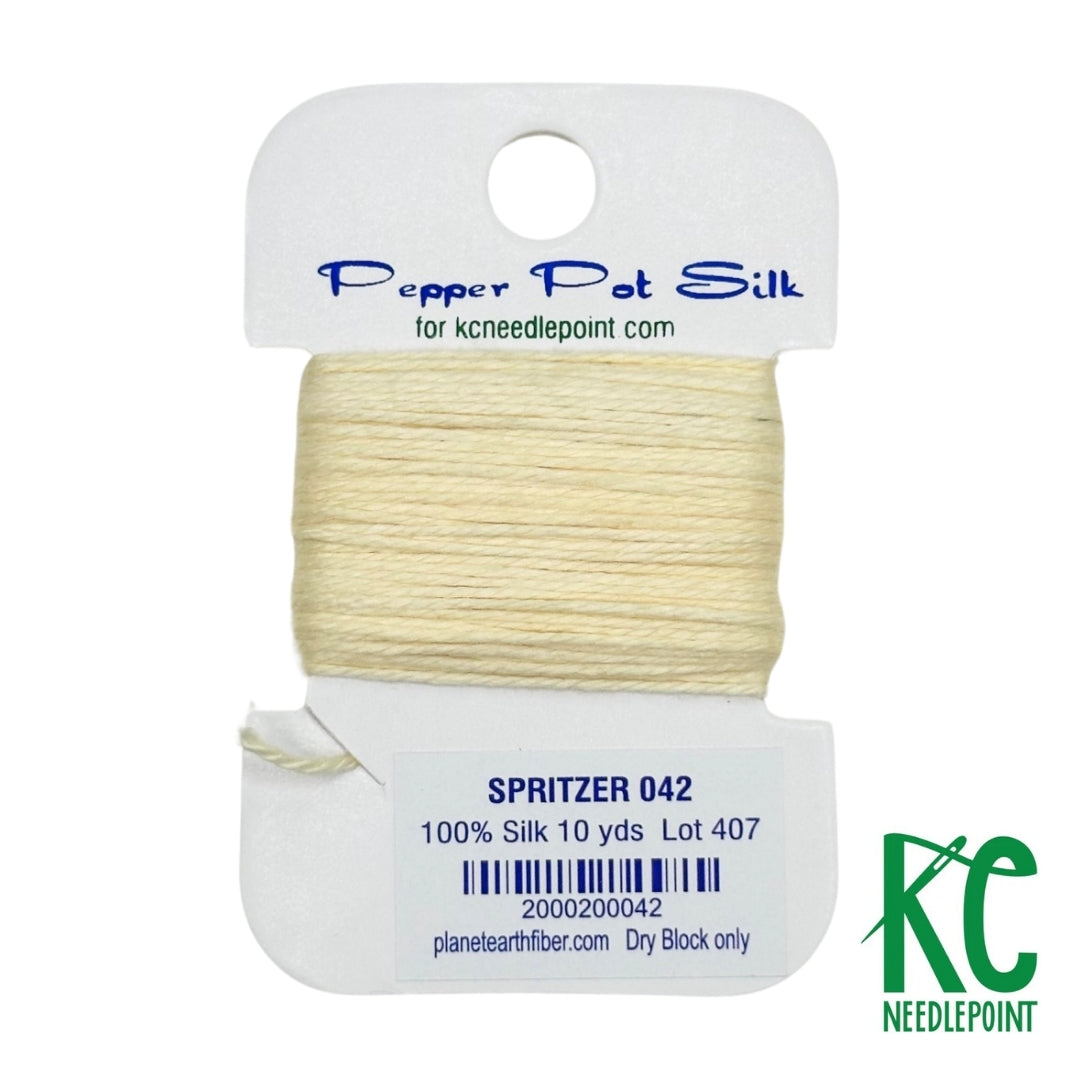 Pepper Pot Silk Card 042 Spritzer - KC Needlepoint