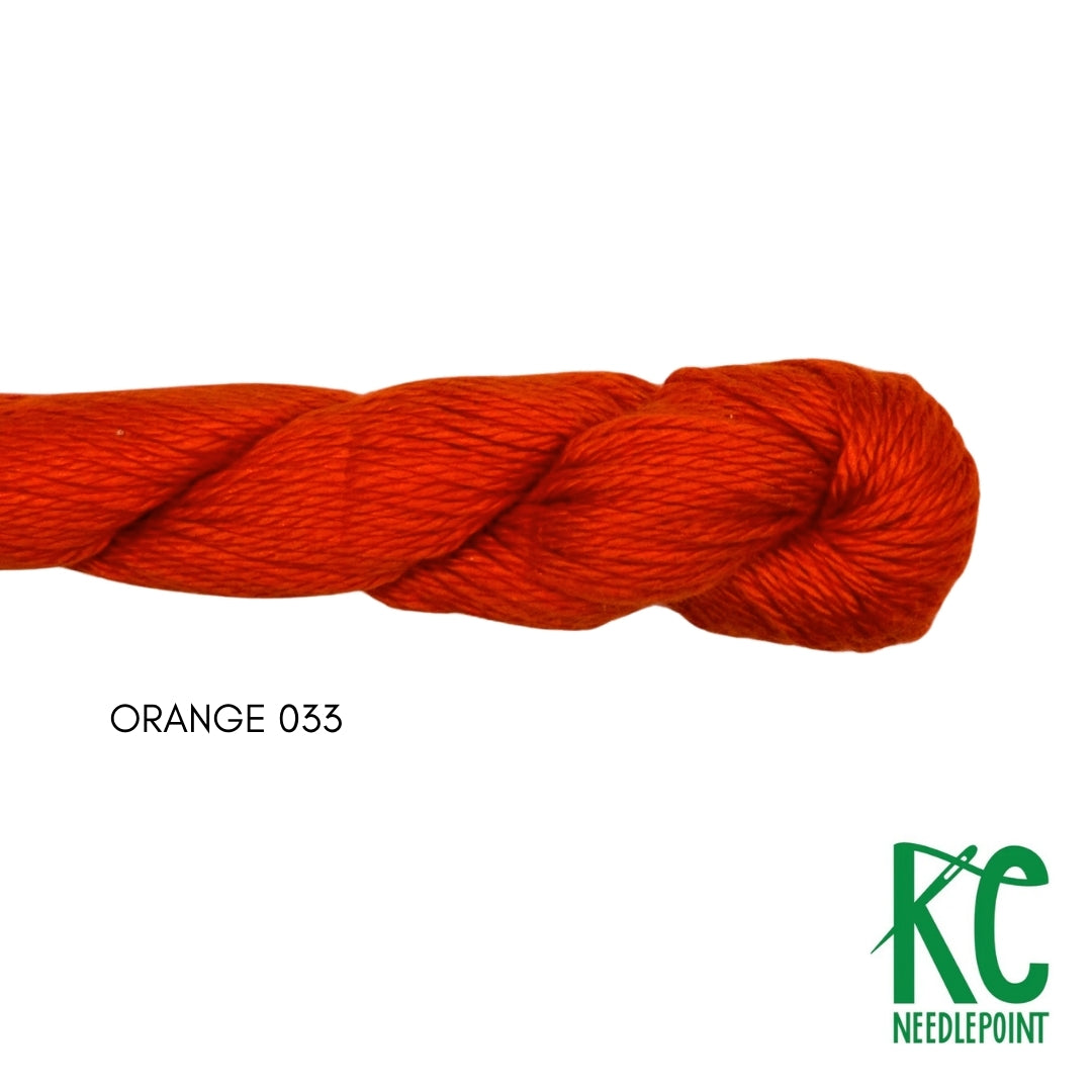 Pepper Pot Silk Skein 033 Orange - KC Needlepoint