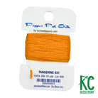 Pepper Pot Silk Card 031 Tangerine - KC Needlepoint