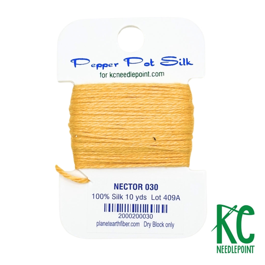 Pepper Pot Silk Card 030 Nectar - KC Needlepoint