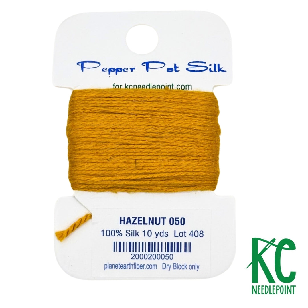 Pepper Pot Silk Card 050 Hazelnut - KC Needlepoint