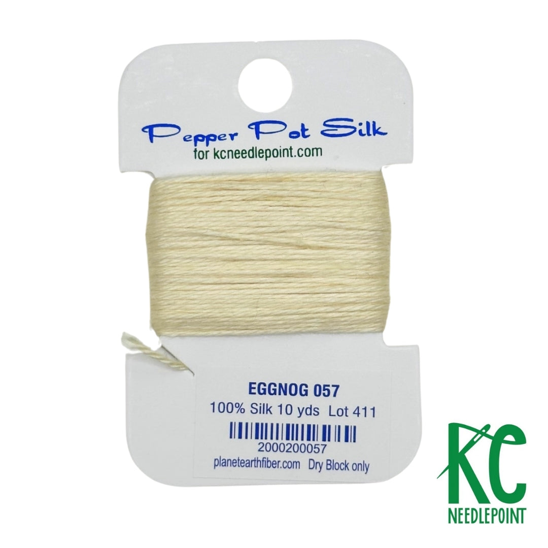 Pepper Pot Silk Card 057 Eggnog - KC Needlepoint