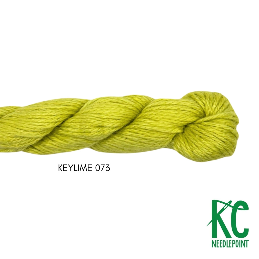 Pepper Pot Silk Skein 073 Key Lime - KC Needlepoint