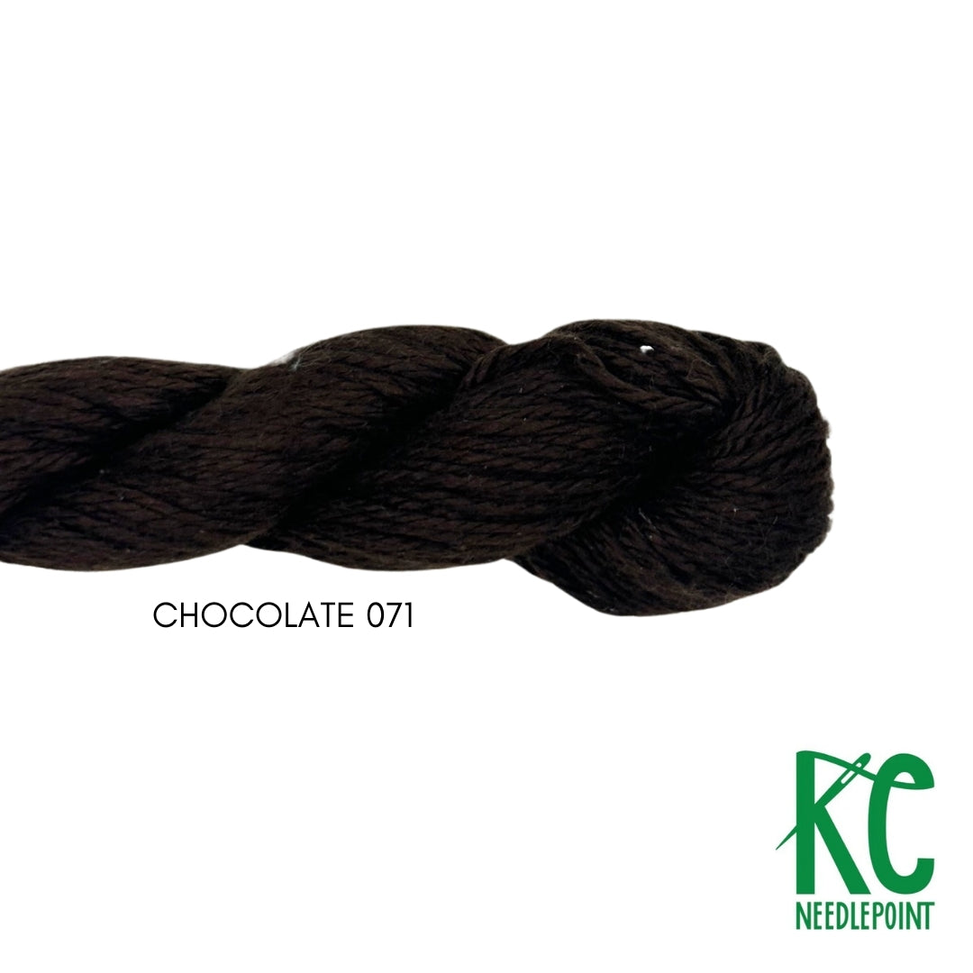 Pepper Pot Silk Skein 071 Chocolate - KC Needlepoint