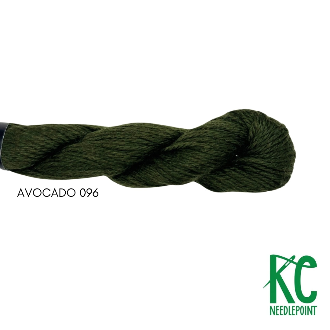 Pepper Pot Silk Skein 096 Avocado - KC Needlepoint