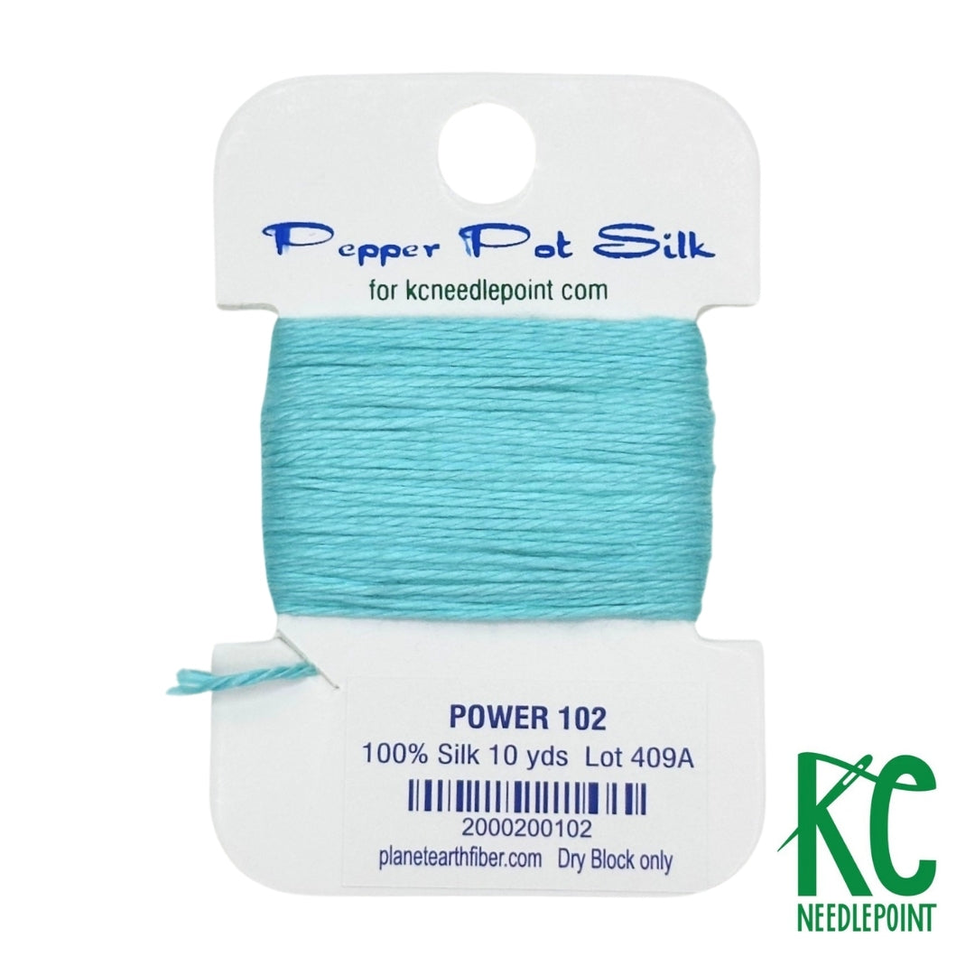 Pepper Pot Silk Card 102 Power - KC Needlepoint