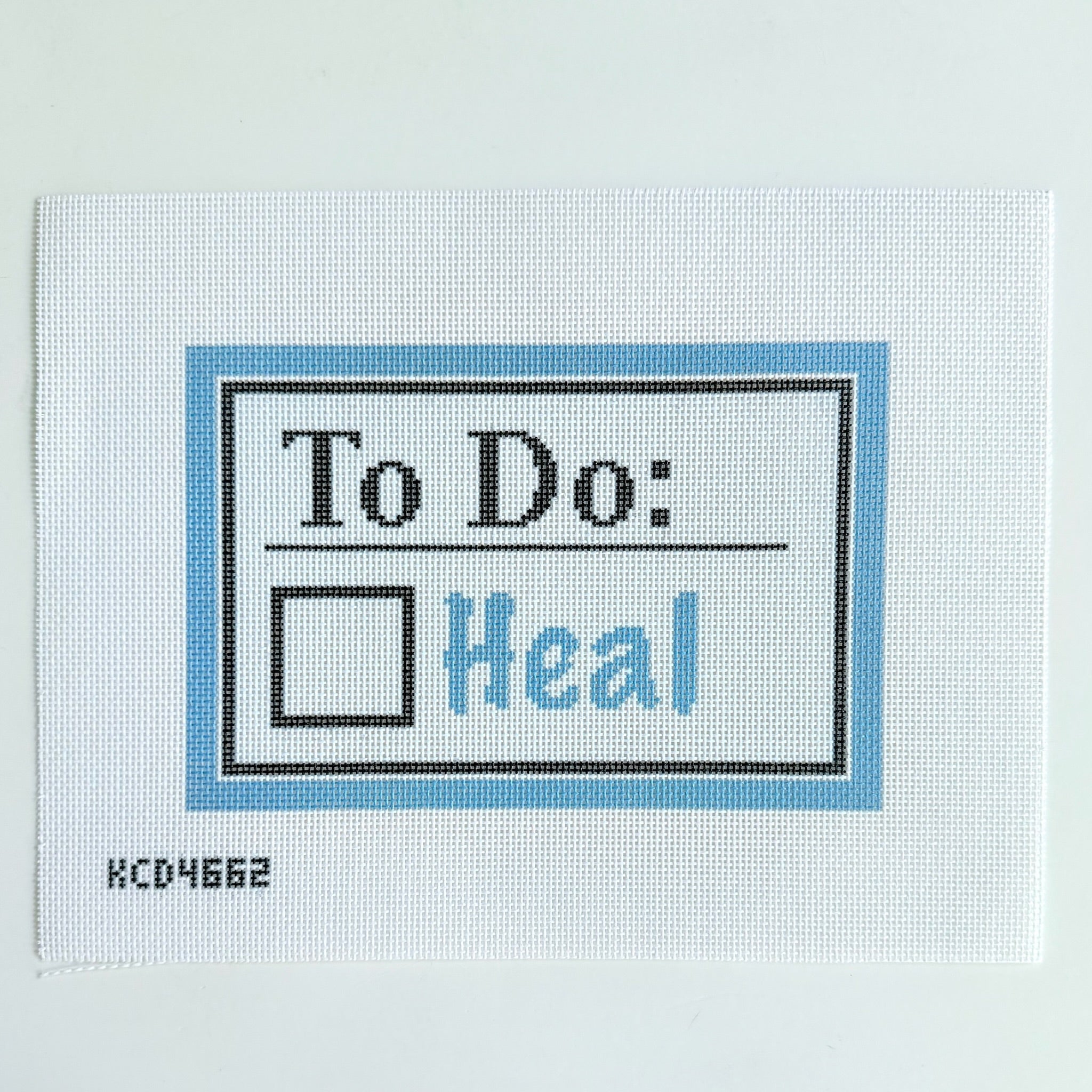 To Do: Heal Needlepoint Canvas - KC Needlepoint