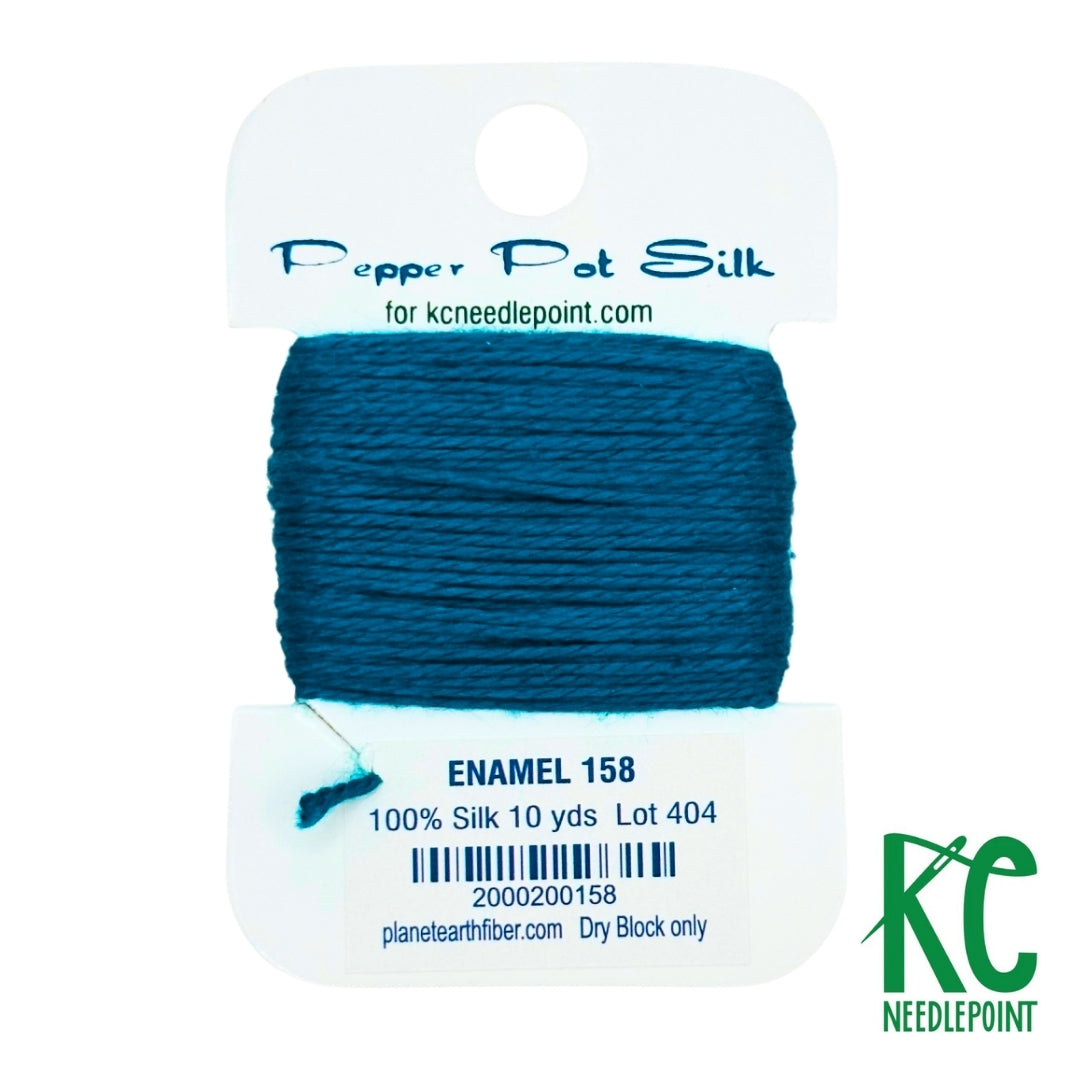 Pepper Pot Silk Card 158 Enamel - KC Needlepoint