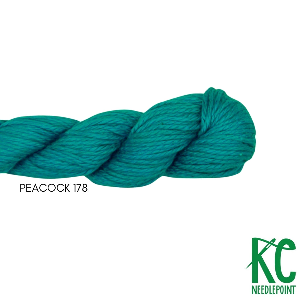 Pepper Pot Silk Skein 178 Peacock - KC Needlepoint