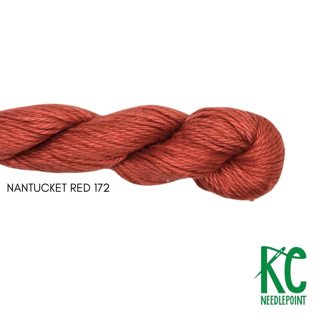 Pepper Pot Silk Skein  172 Nantucket Red - KC Needlepoint