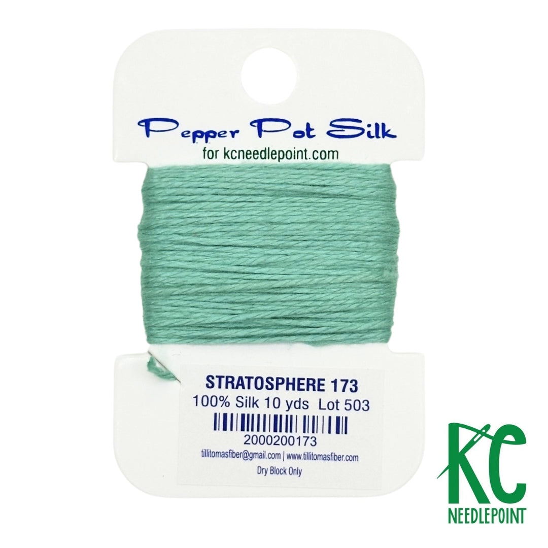 Pepper Pot Silk Card 173 Stratosphere - KC Needlepoint