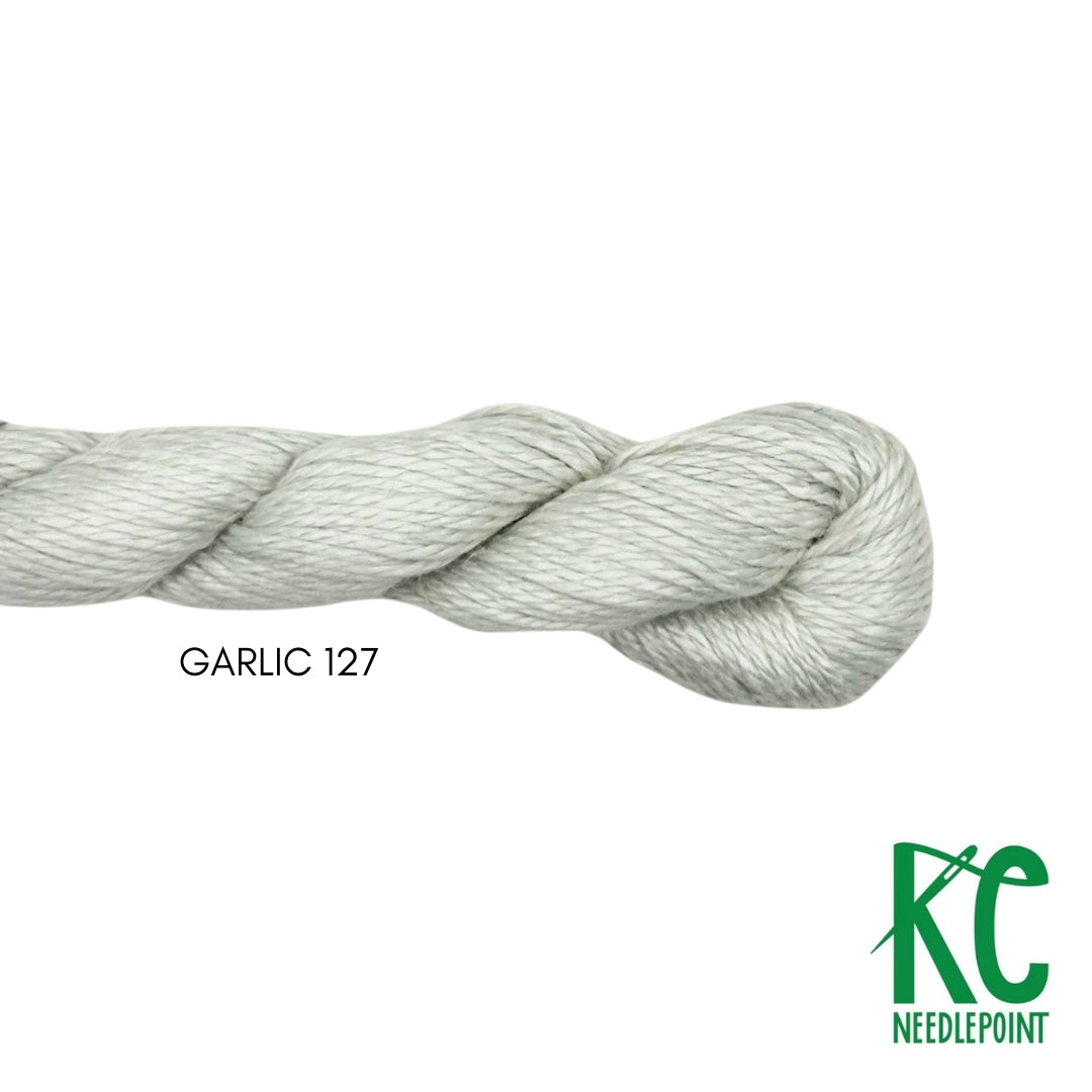 Pepper Pot Silk Skein 127 Garlic - KC Needlepoint