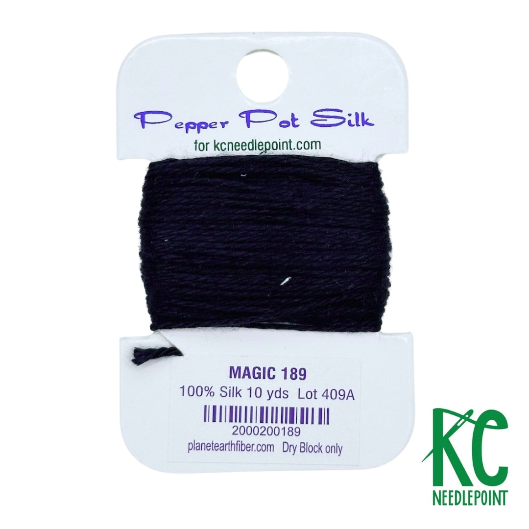 Pepper Pot Silk Card 189 Magic - KC Needlepoint