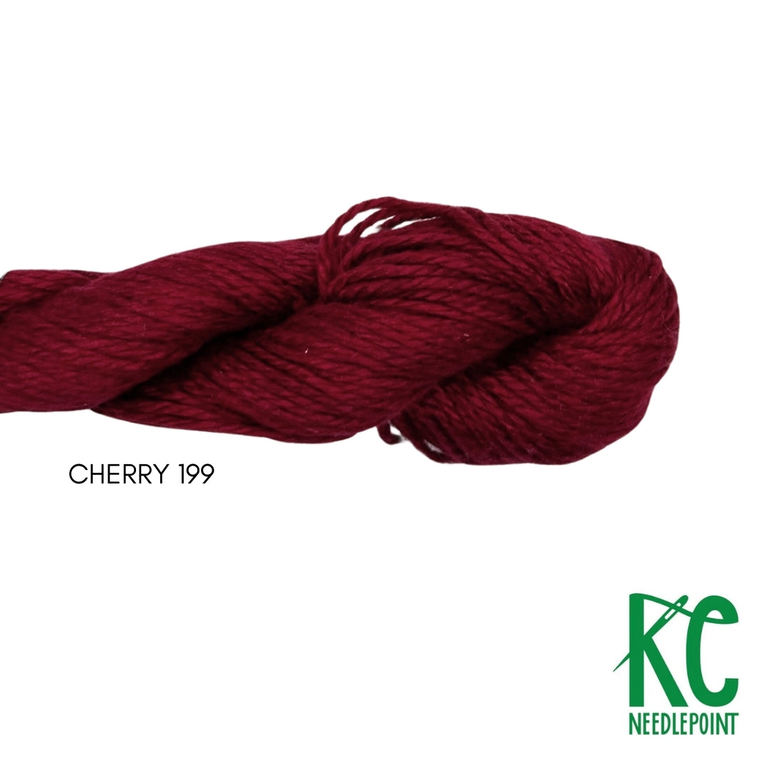 Pepper Pot Silk Skein 199 Cherry - KC Needlepoint