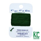 Pepper Pot Silk Card 207 French Bean - KC Needlepoint