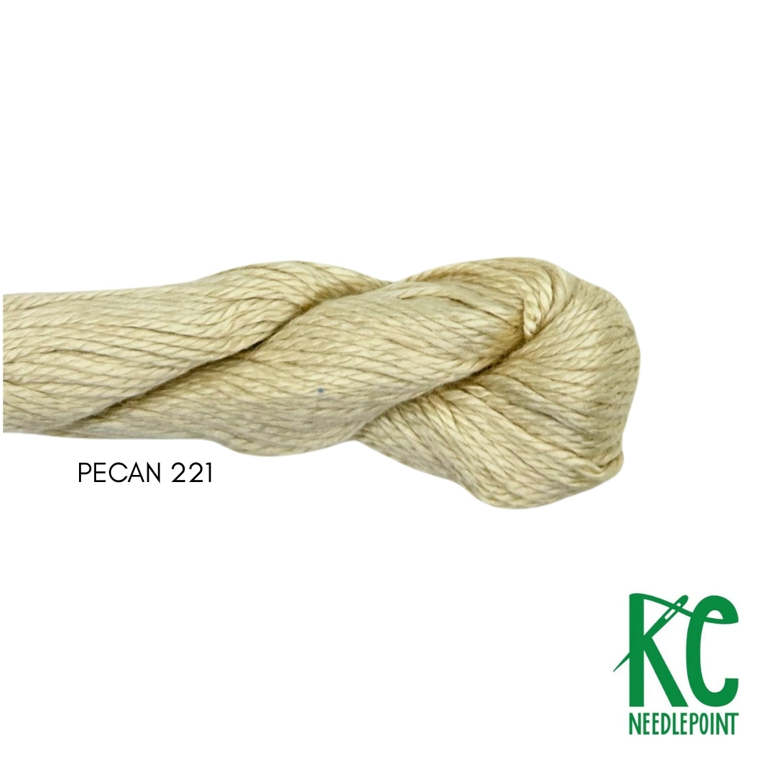 Pepper Pot Silk Skein 221 Pecan - KC Needlepoint