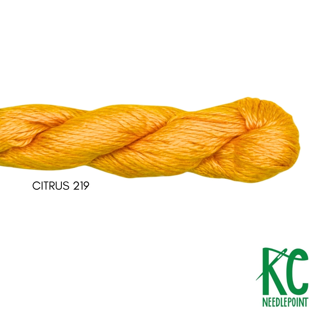 Pepper Pot Silk Skein 219 Citrus - KC Needlepoint