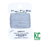 Pepper Pot Silk Card 214 Lupine - KC Needlepoint
