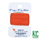 Pepper Pot Silk Card 213 Cider - KC Needlepoint