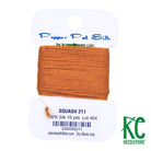 Pepper Pot Silk Card 211 Squash - KC Needlepoint