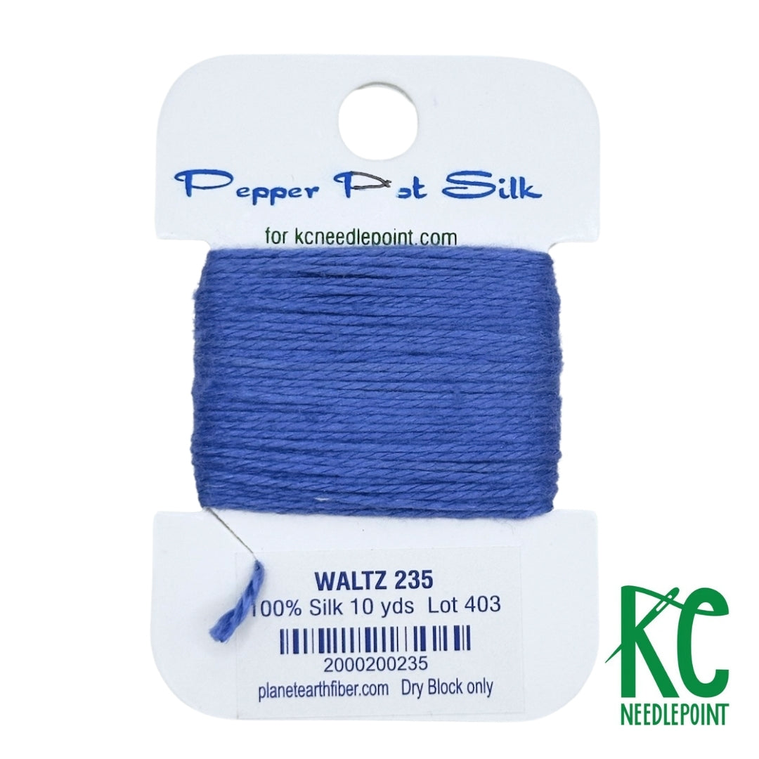 Pepper Pot Silk Card 235 Waltz - KC Needlepoint