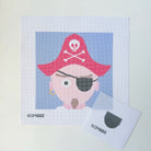 Pirate Tooth Fairy Pillow Needlepoint Canvas - KC Needlepoint