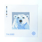Mini Polar Bear Needlepoint Canvas - KC Needlepoint