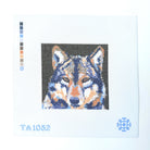 Mini Wolf Needlepoint Canvas - KC Needlepoint