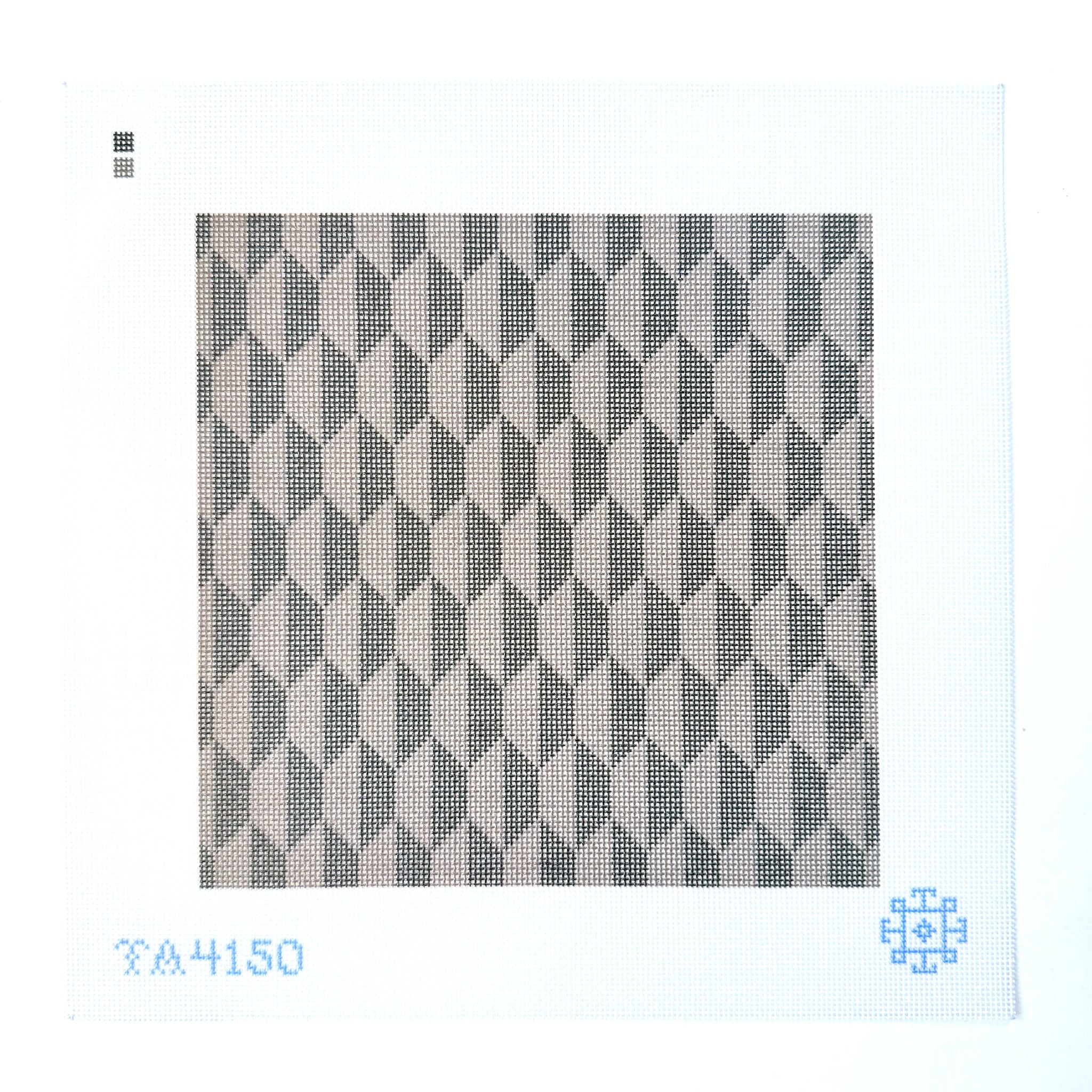 Hexagon - Brown Needlepoint Canvas - KC Needlepoint