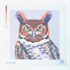 Horned Owl Needlepoint Canvas - KC Needlepoint
