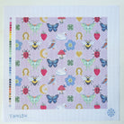 Folklore Pillow - Lilac Needlepoint Canvas - KC Needlepoint