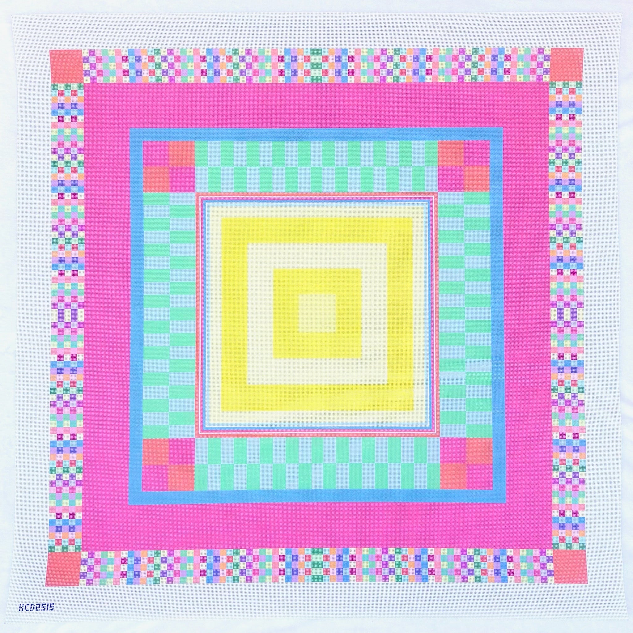 Mahj Mat Needlepoint Canvas - KC Needlepoint