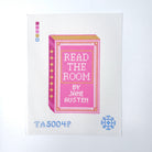 Read the Room - Pink Needlepoint Canvas - KC Needlepoint