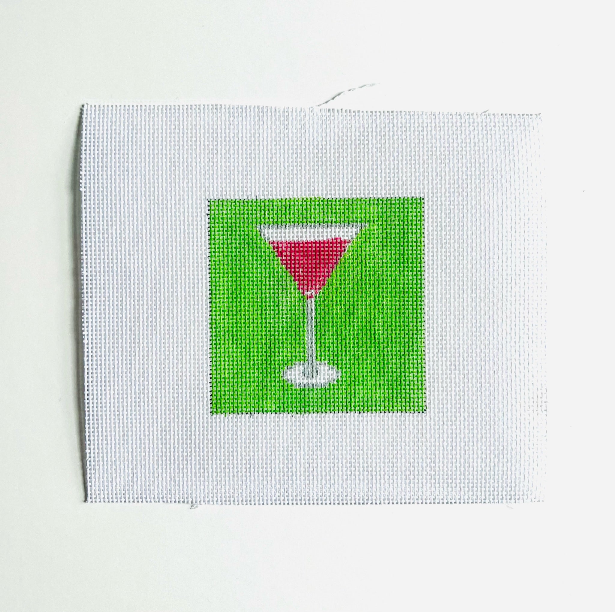 Cosmopolitan Flask Insert Canvas - KC Needlepoint