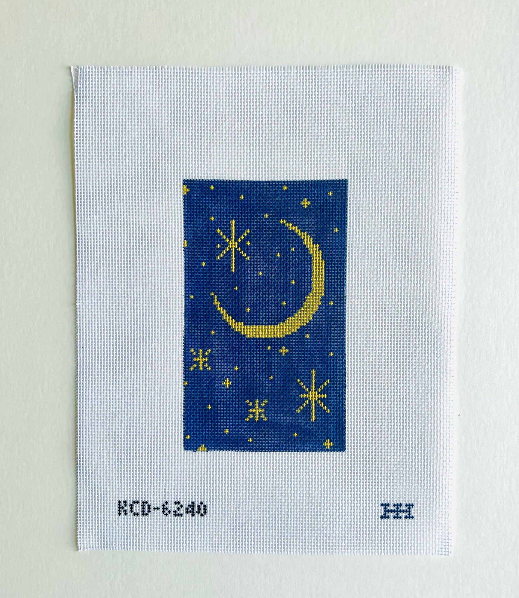 Celestial Eyeglass Case Canvas - KC Needlepoint