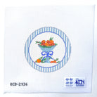 Orange Bowl Ornament Needlepoint Canvas - KC Needlepoint