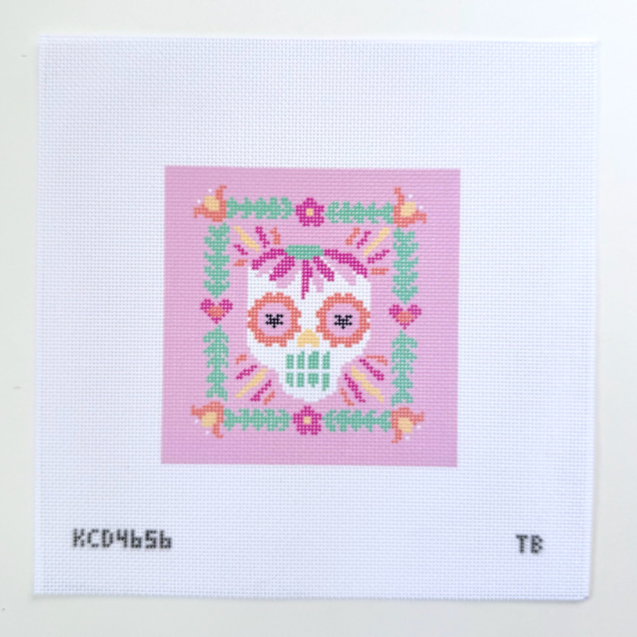 Sugar Skull 3 Needlepoint Canvas - KC Needlepoint