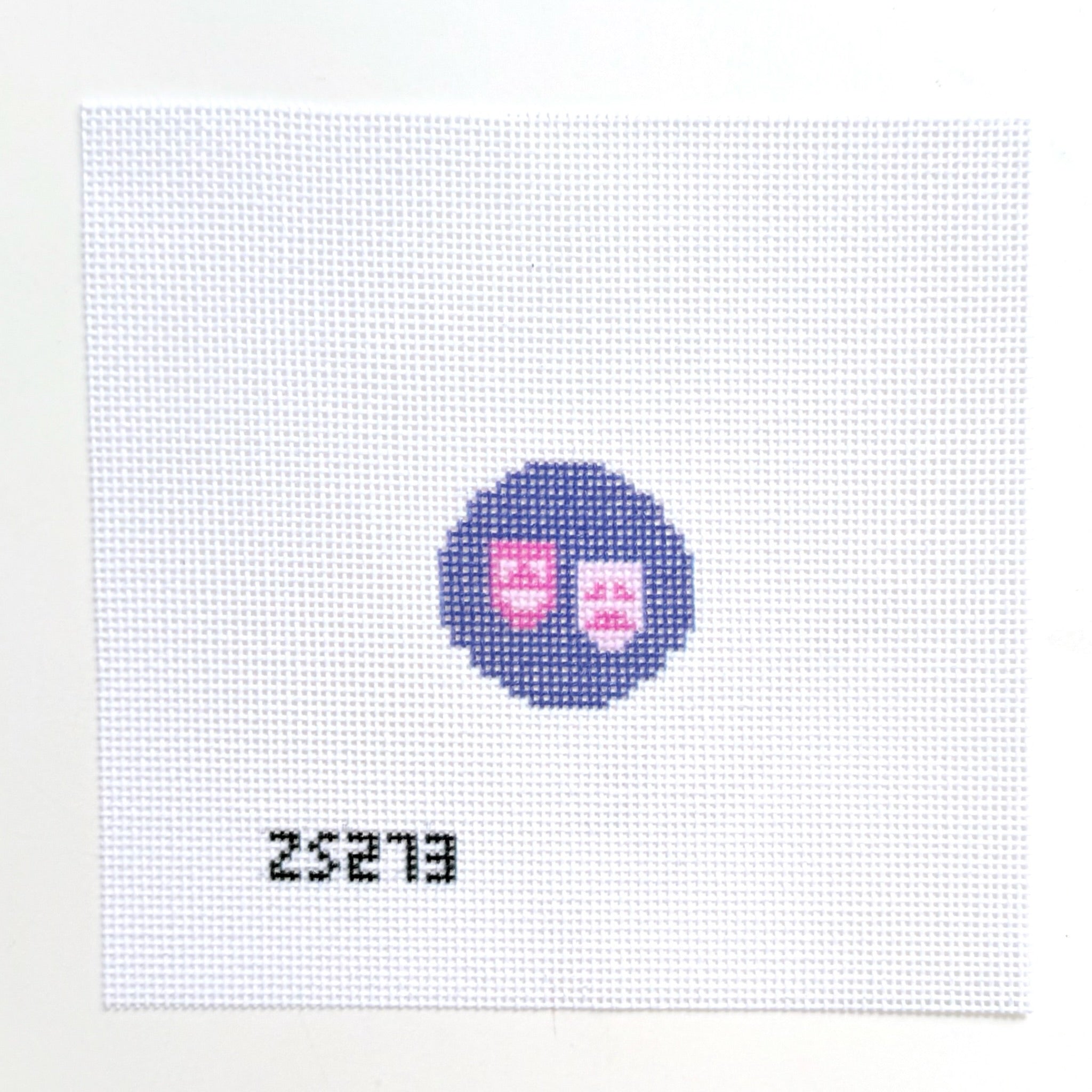 Drama Masks Key Fob Needlepoint Canvas - KC Needlepoint