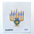 Chrismukkah Menorah Needlepoint Canvas - KC Needlepoint