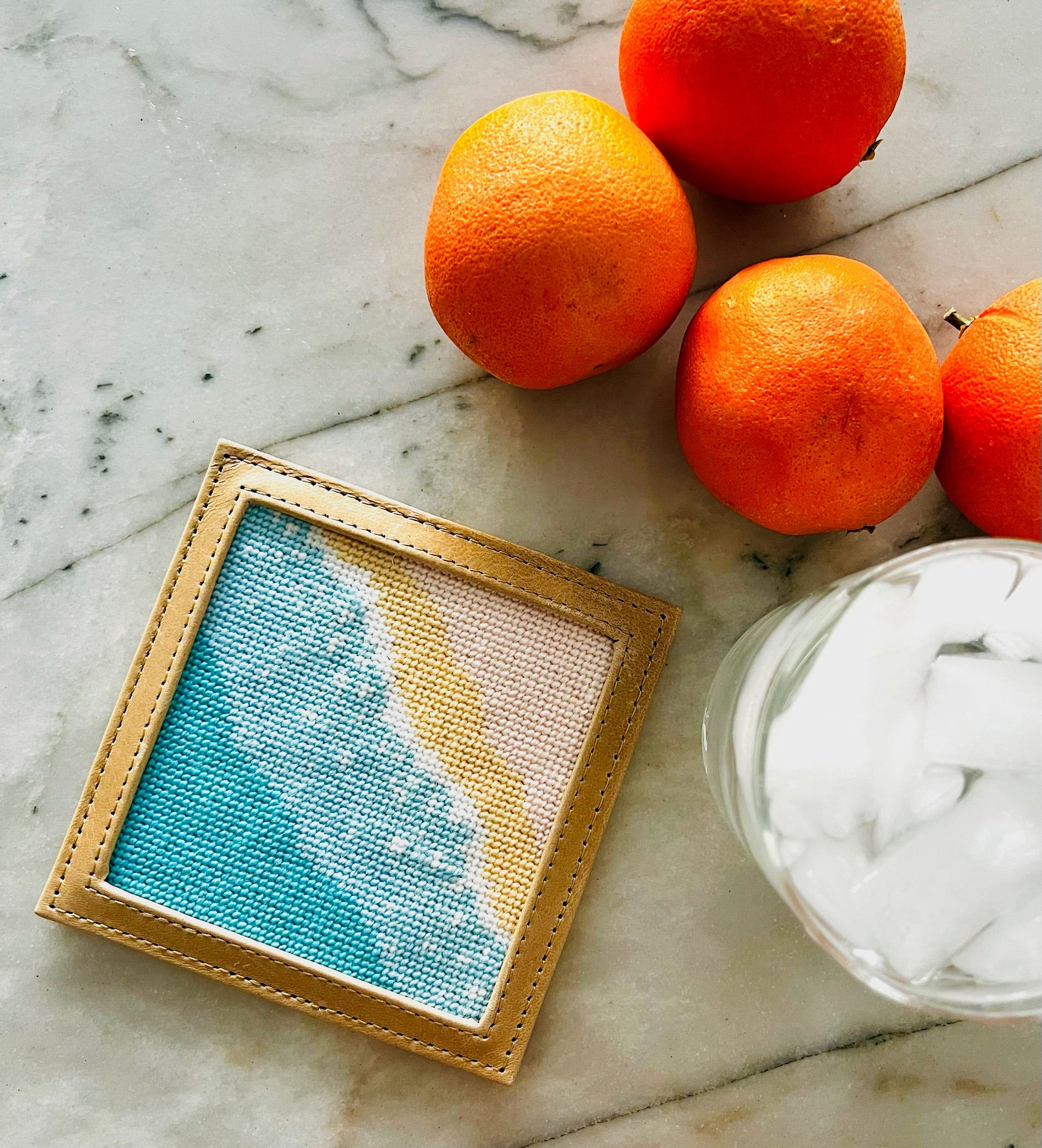 "On The Surf" Happy Stitching All-In-One Coaster Kit - KC Needlepoint