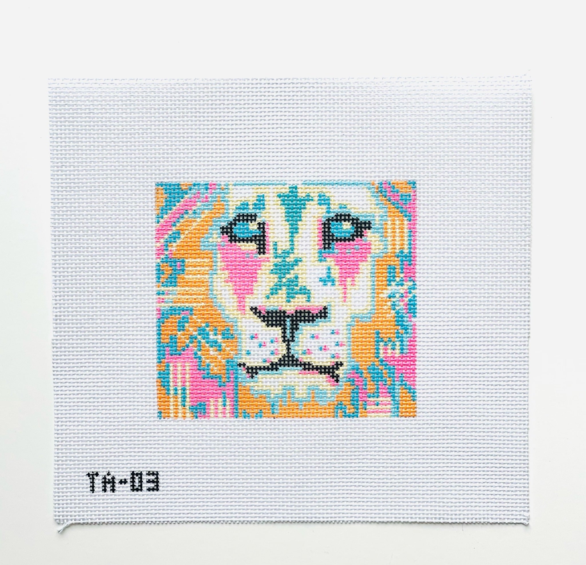 Leo the Lion Needlepoint Canvas - KC Needlepoint