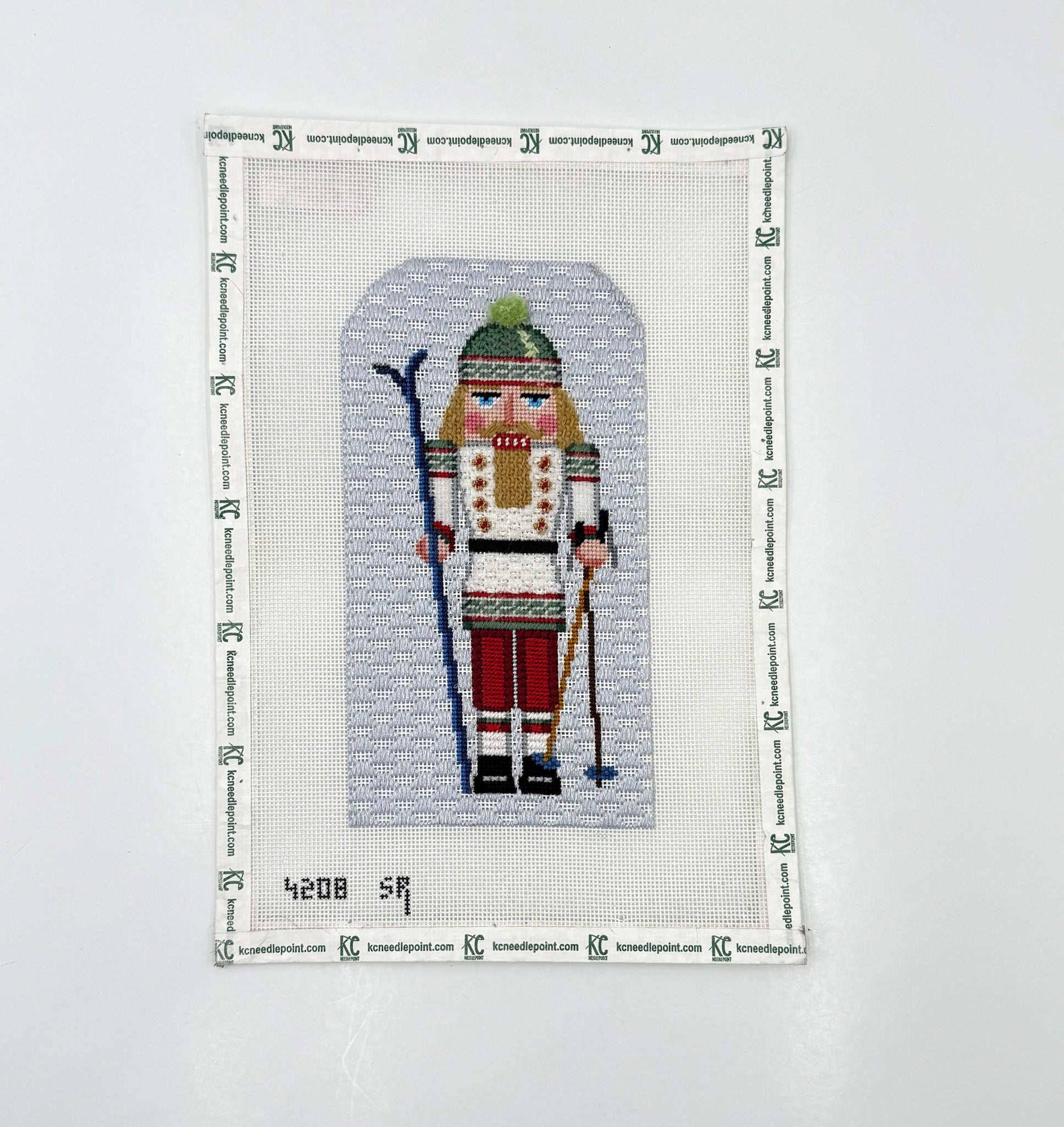 IN SHOP: Skier Nutcracker Class - KC Needlepoint