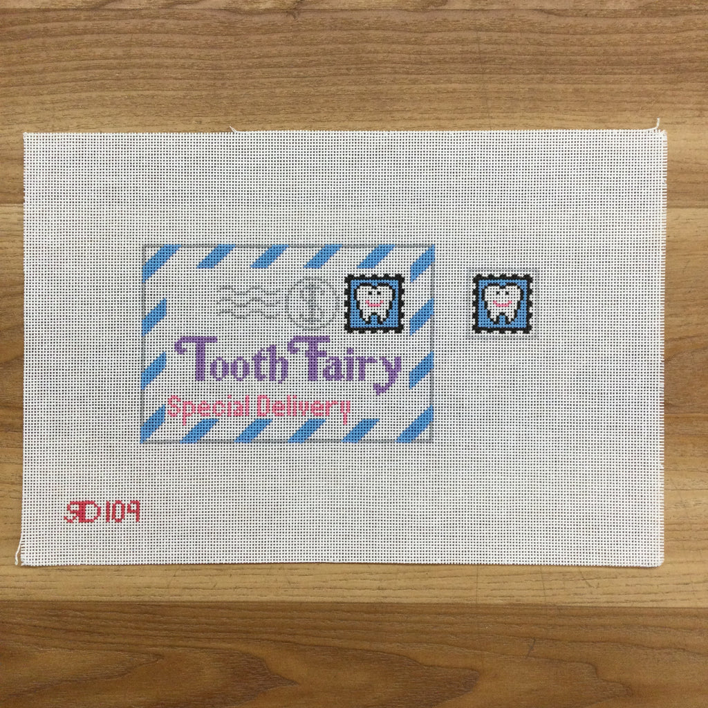 Tooth Fairy Letter Canvas - KC Needlepoint