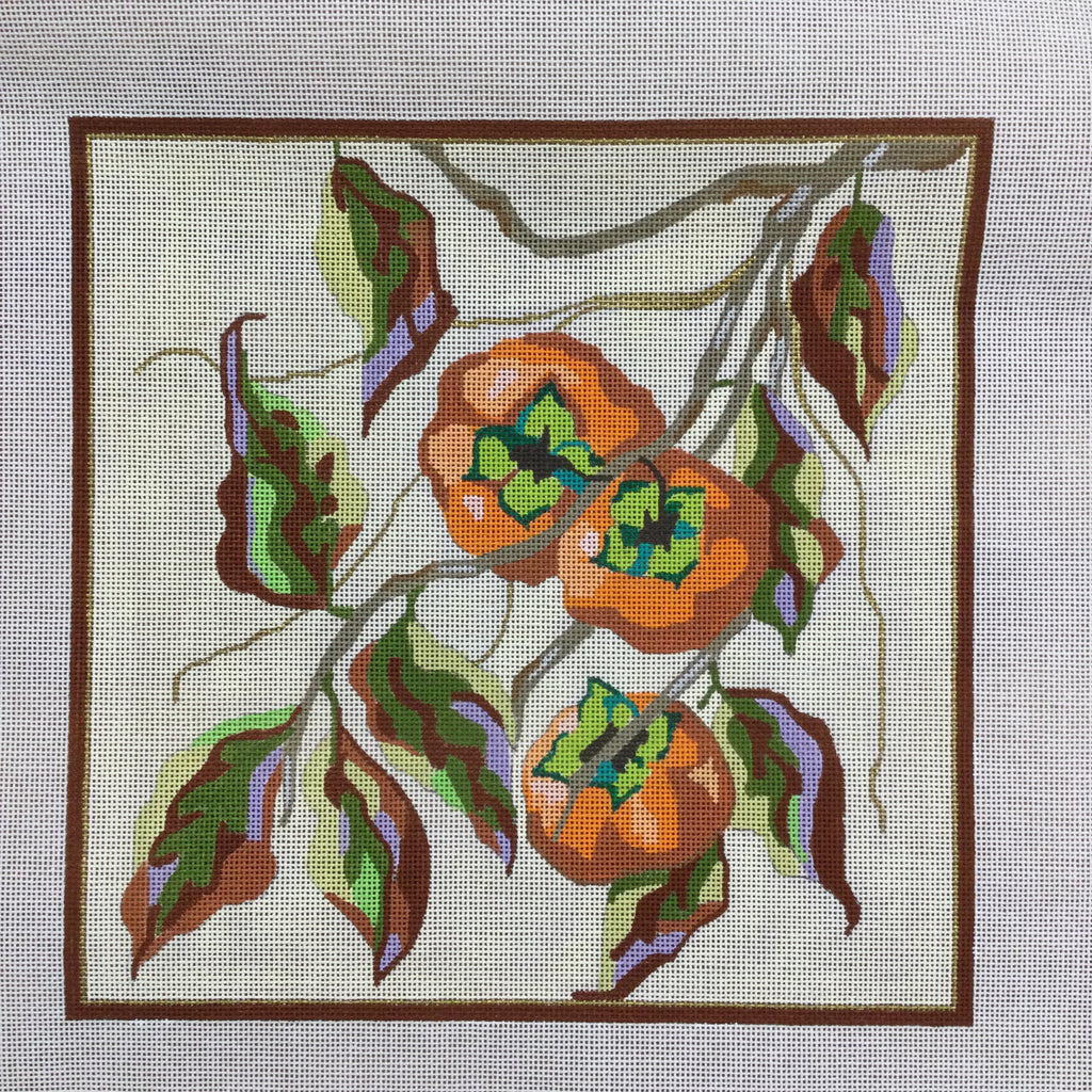 Persimmons Canvas - KC Needlepoint