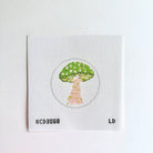 Green Mushroom Ornament Canvas - KC Needlepoint