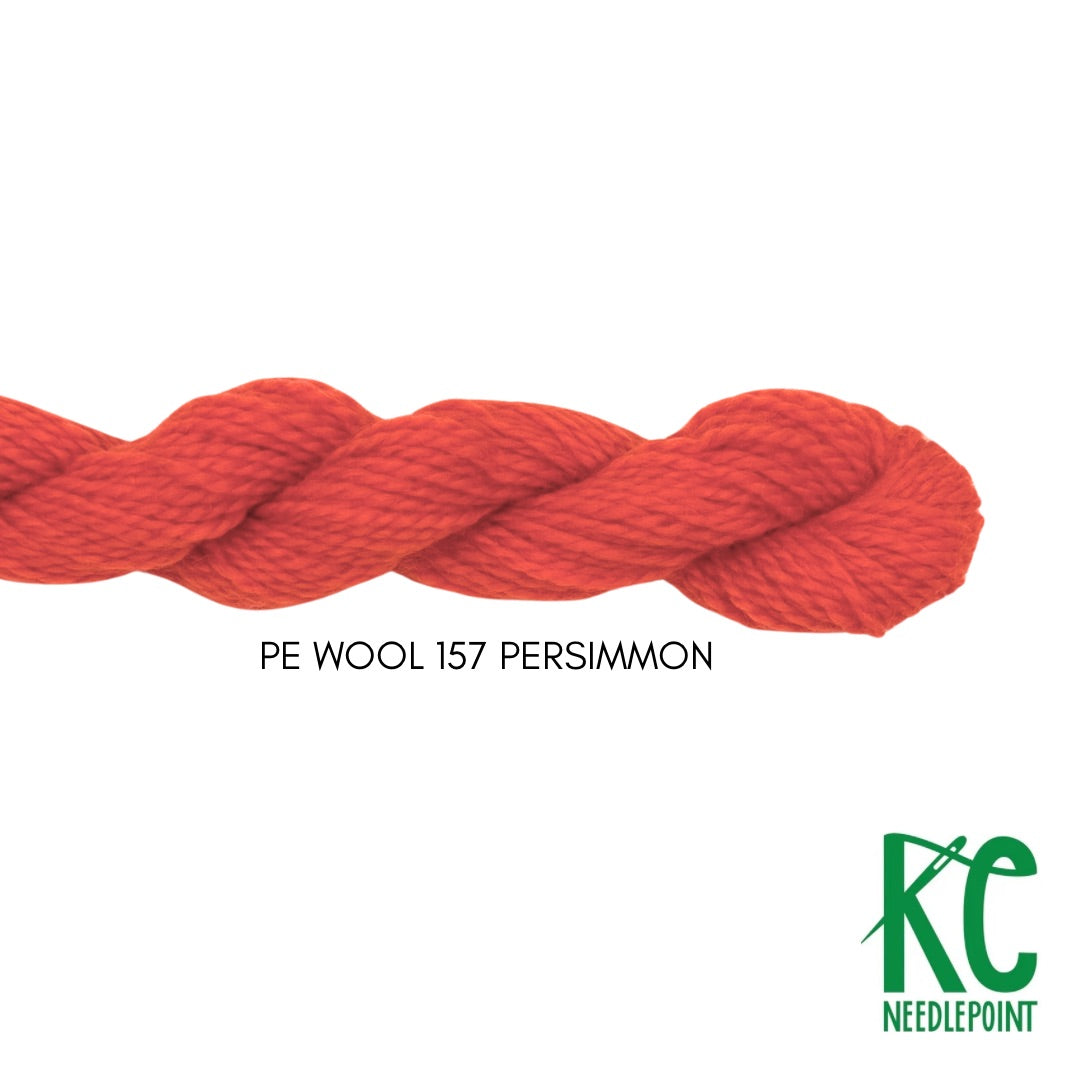 Planet Earth Merino Wool 157 Persimmon - KC Needlepoint