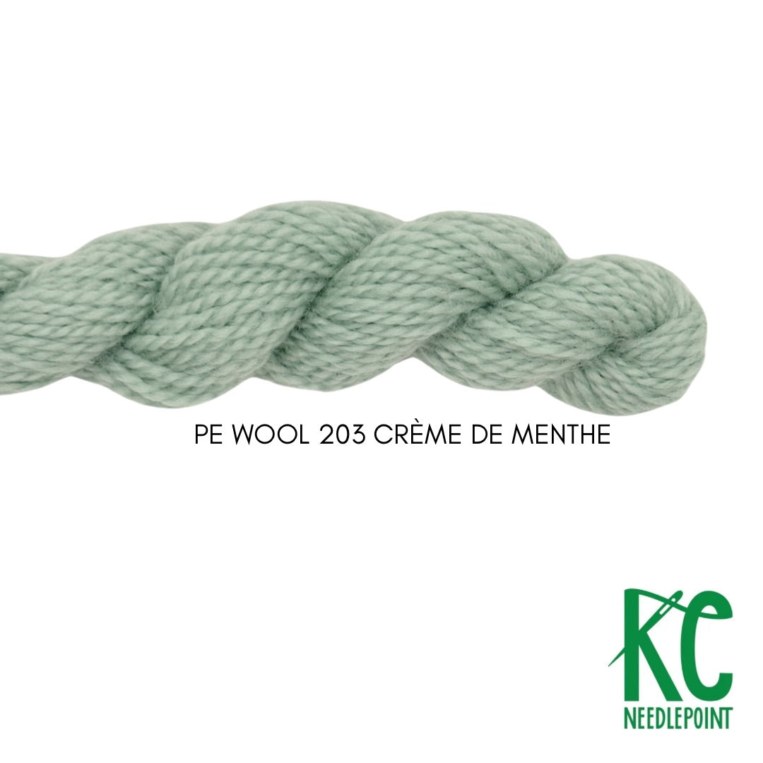 Planet Earth Merino Wool 203 Creme de Menthe - KC Needlepoint