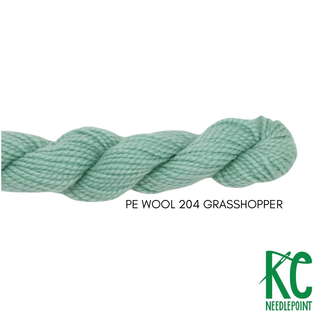Planet Earth Merino Wool 204 Grasshopper - KC Needlepoint