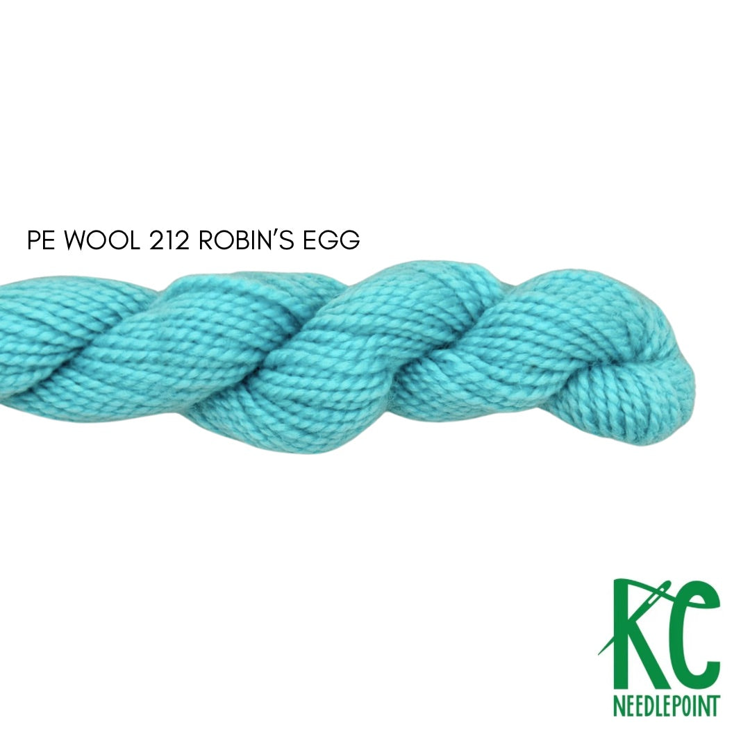 Planet Earth Merino Wool 212 Robin's Egg - KC Needlepoint